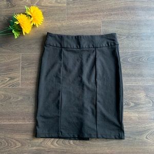 Black pencil skirt